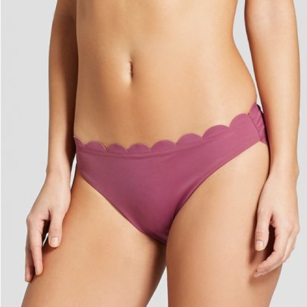 Vanilla Beach Scallop Hipster Bikini Bottom